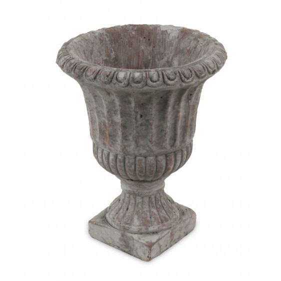 Pocal de piatra gri, 20,5x15,5 cm