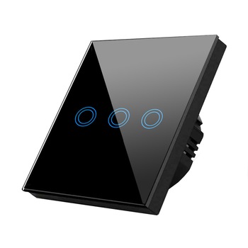 Comutator luminos tactil triplu Maclean Energy MCE705B Comutator luminos tactil triplu Maclean Energy MCE705B