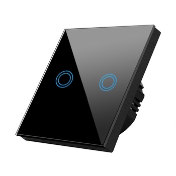 Intrerupator luminos tactil dublu Maclean Energy MCE704B Intrerupator luminos tactil dublu Maclean Energy MCE704B