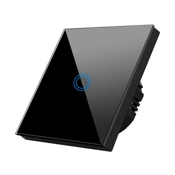 Intrerupator de lumina tactila singur cu buton rotund Maclean Energy MCE702B Intrerupator de lumina tactila singur cu buton rotund Maclean Energy MCE702B