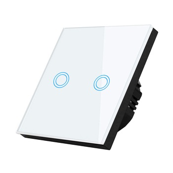 Intrerupator luminos tactil dublu Maclean Energy MCE704W Intrerupator luminos tactil dublu Maclean Energy MCE704W