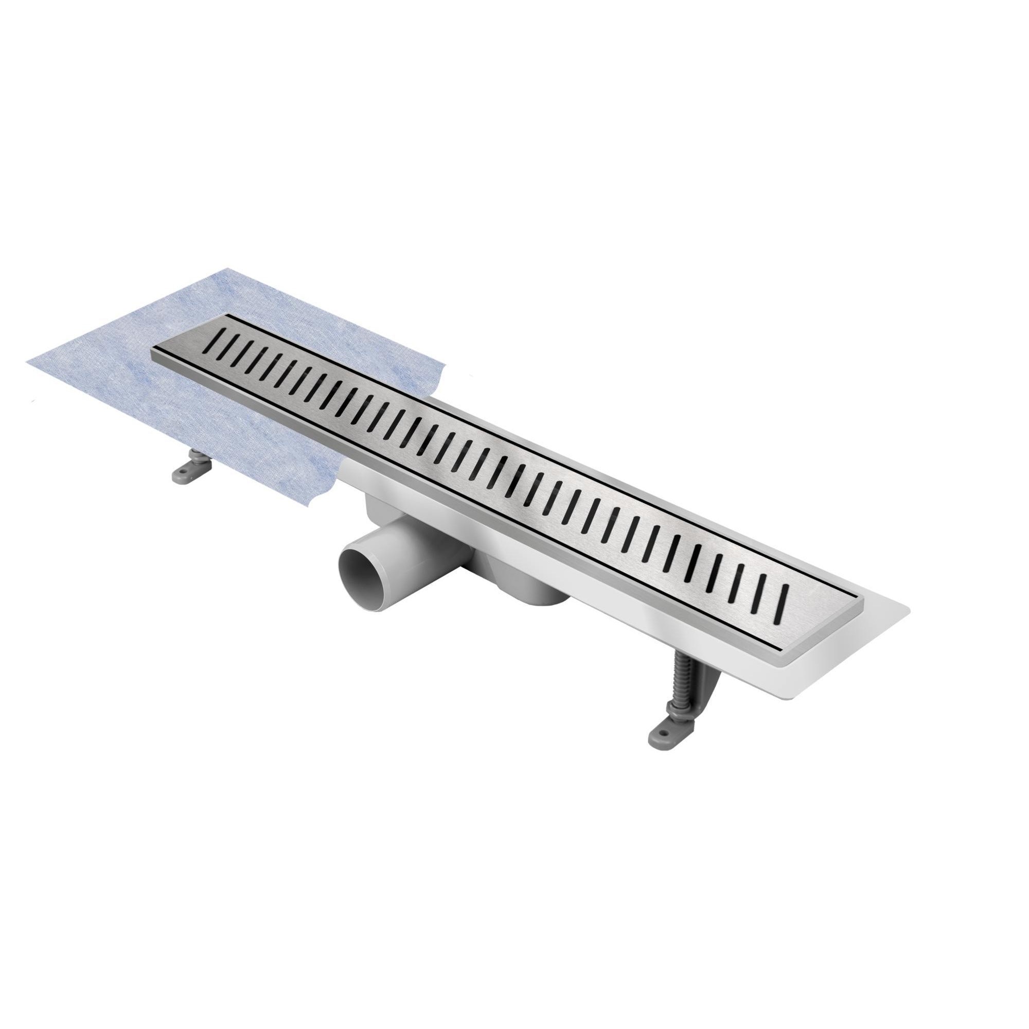 Rigola dus Techman Rigo RTR7, Lungime 70 cm, reversibila, cuva inox