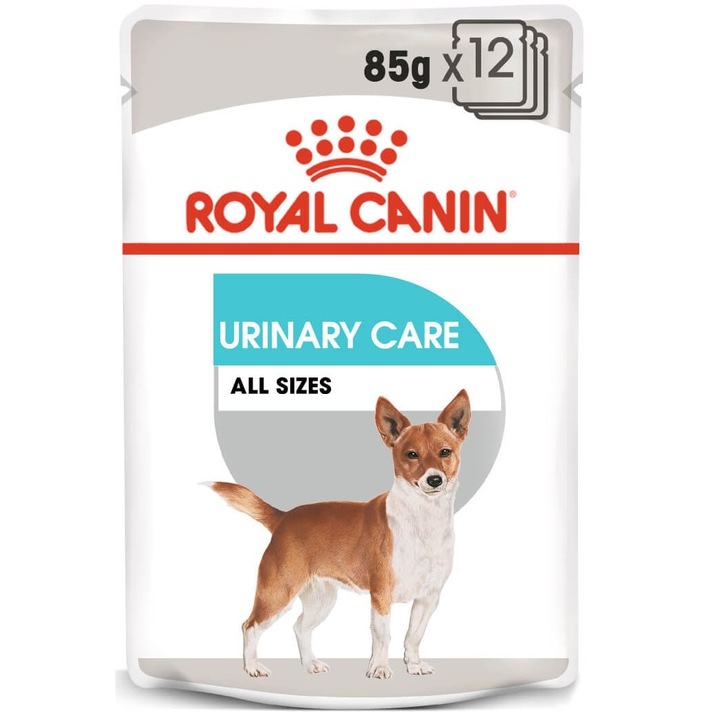 Set Hrana dietetica pentru caini Royal Canin, Urinary SO Ageing 7+, plic, 12 x 85g