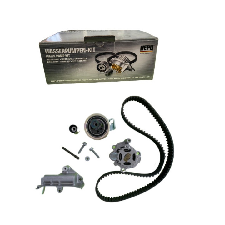 Set curea distributie +pompa apa Hepu Audi A3, A4, A6, Ford Galaxy, Seat Alhambra, Skoda Octavia, Superb, VW Bora, Golf IV, Passat, Sharan 1,9 D din 2000-2006