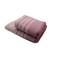 Set 2 prosoape, COZY TOWELS, Microbumbac 100%, Roz Pudra