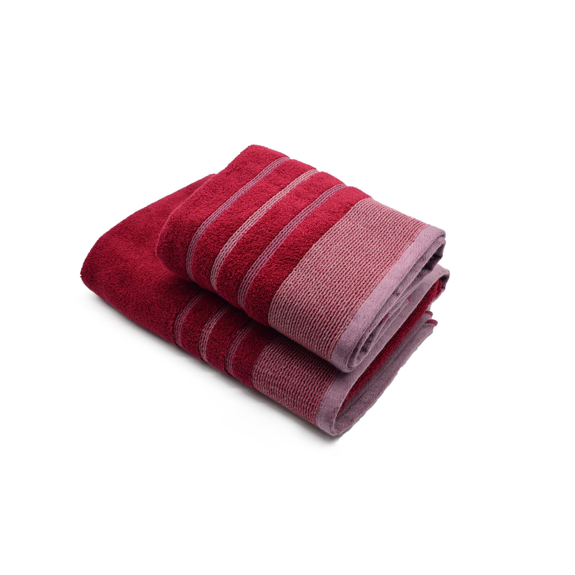 Set 2 prosoape, COZY TOWELS, Microbumbac 100%, Bordeaux