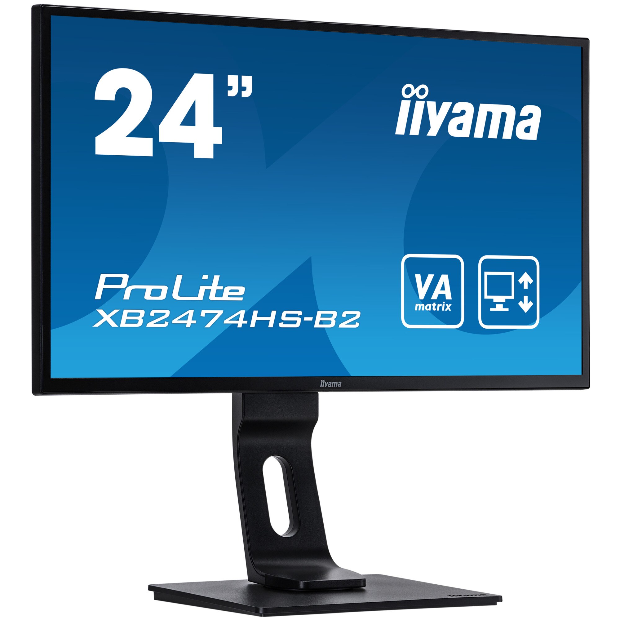 Monitor Iiyama ProLite XB2474HS-B2 24'' VA FullHD FlickerFree BlueLightReducer