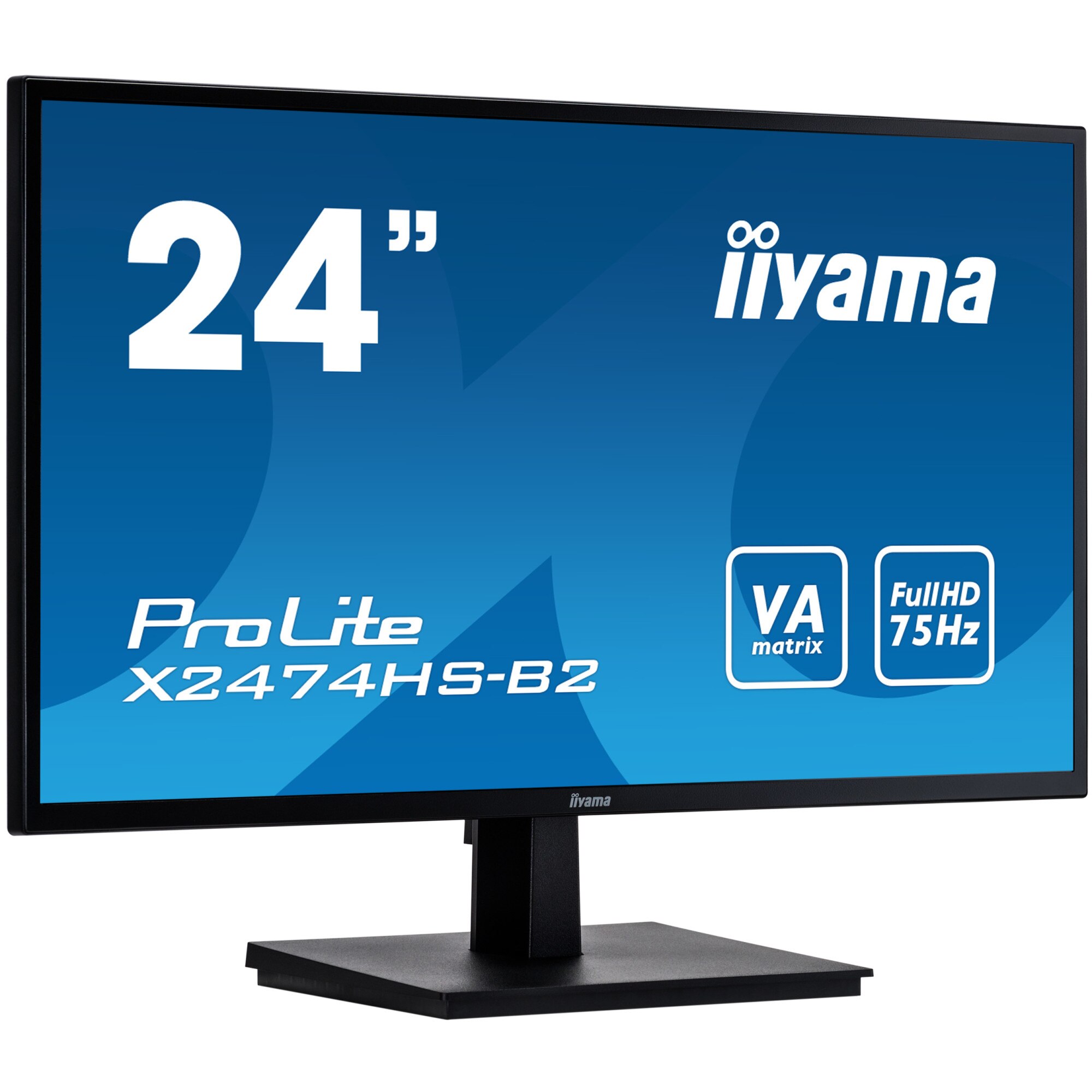 Monitor iiyama ProLite X2474HS-B2 24'' VA FullHD FlickerFree BlueLightReducer