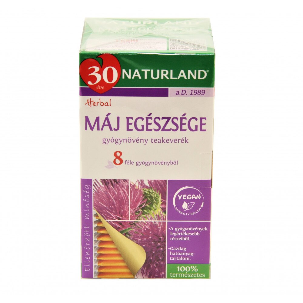 Amestec de ceai din plante pentru sanatate hepatic, 25 pliculete, 25 gr. Naturland