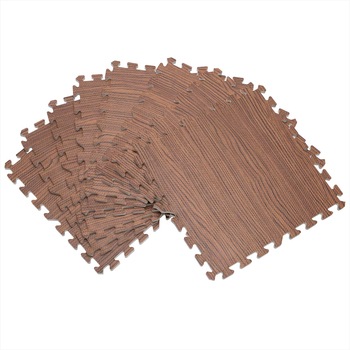 Covoras pardoseala, Tapet puzzle, 8 bucati, Aspect lemn maro, 172x87x1cm Covoras pardoseala, Tapet puzzle, 8 bucati, Aspect lemn maro, 172x87x1cm