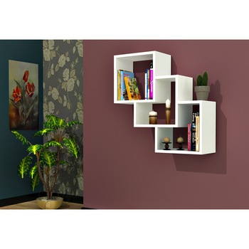 Raft de perete Tree Box 20X58X58 cm, AlB Raft de perete Tree Box 20X58X58 cm, AlB