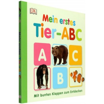 Carte in limba germana, primele mele animale - ABC, Mein erstes Tier-ABC, 3+, dK Carte in limba germana, primele mele animale - ABC, Mein erstes Tier-ABC, 3+, dK