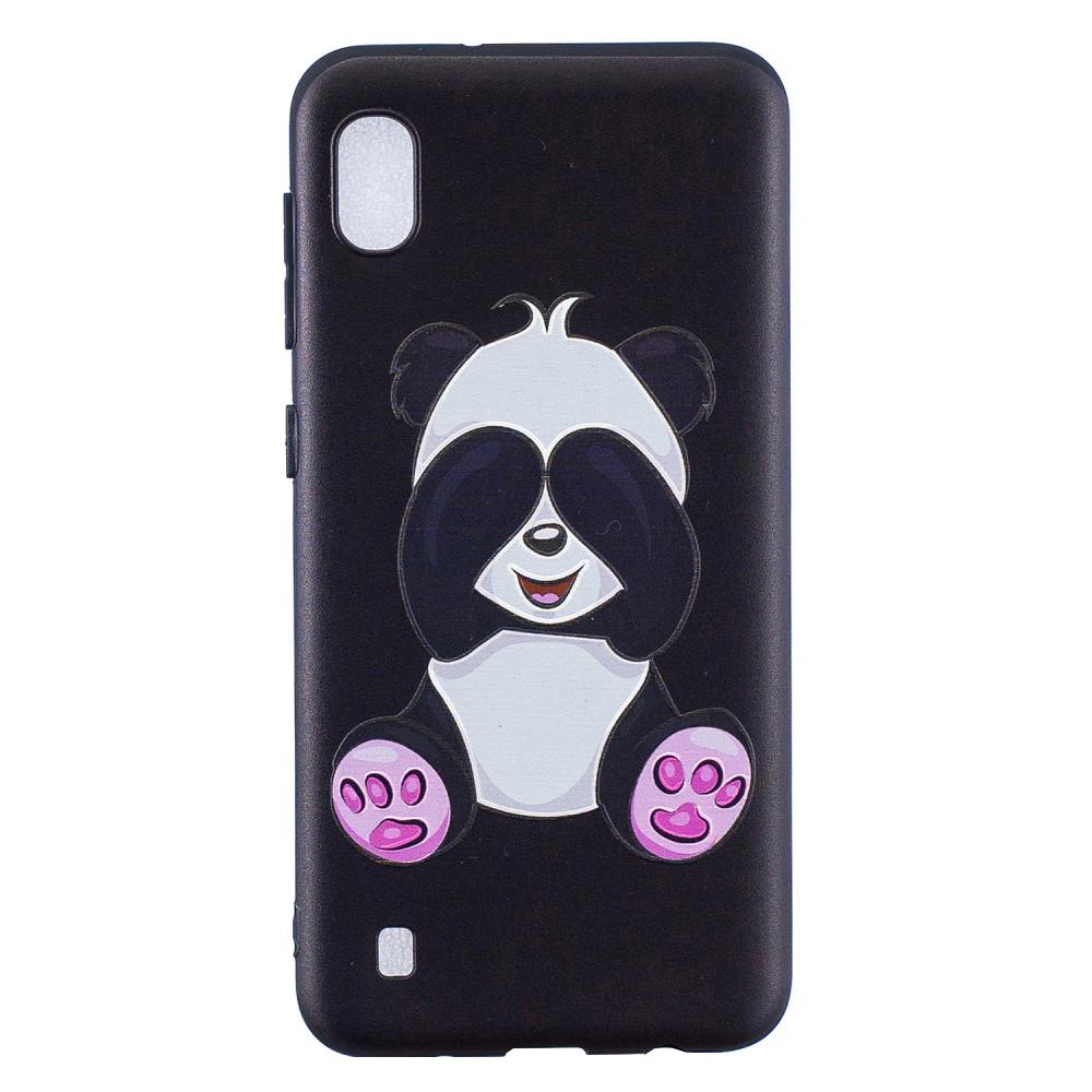Husa silicon Samsung Galaxy A10 model Cute Panda, Antisoc, TPU Multicolor