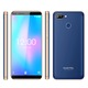 Mobiltelefon Oukitel C11 Pro Blue 5,5 hüvelykes 18: 9 Android 8.1 Mobil processzor MTK6739 Négymagos 3G RAM 16G ROM 8MP + 2MP 3400mAh 4G