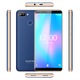 Mobiltelefon Oukitel C11 Pro Blue 5,5 hüvelykes 18: 9 Android 8.1 Mobil processzor MTK6739 Négymagos 3G RAM 16G ROM 8MP + 2MP 3400mAh 4G