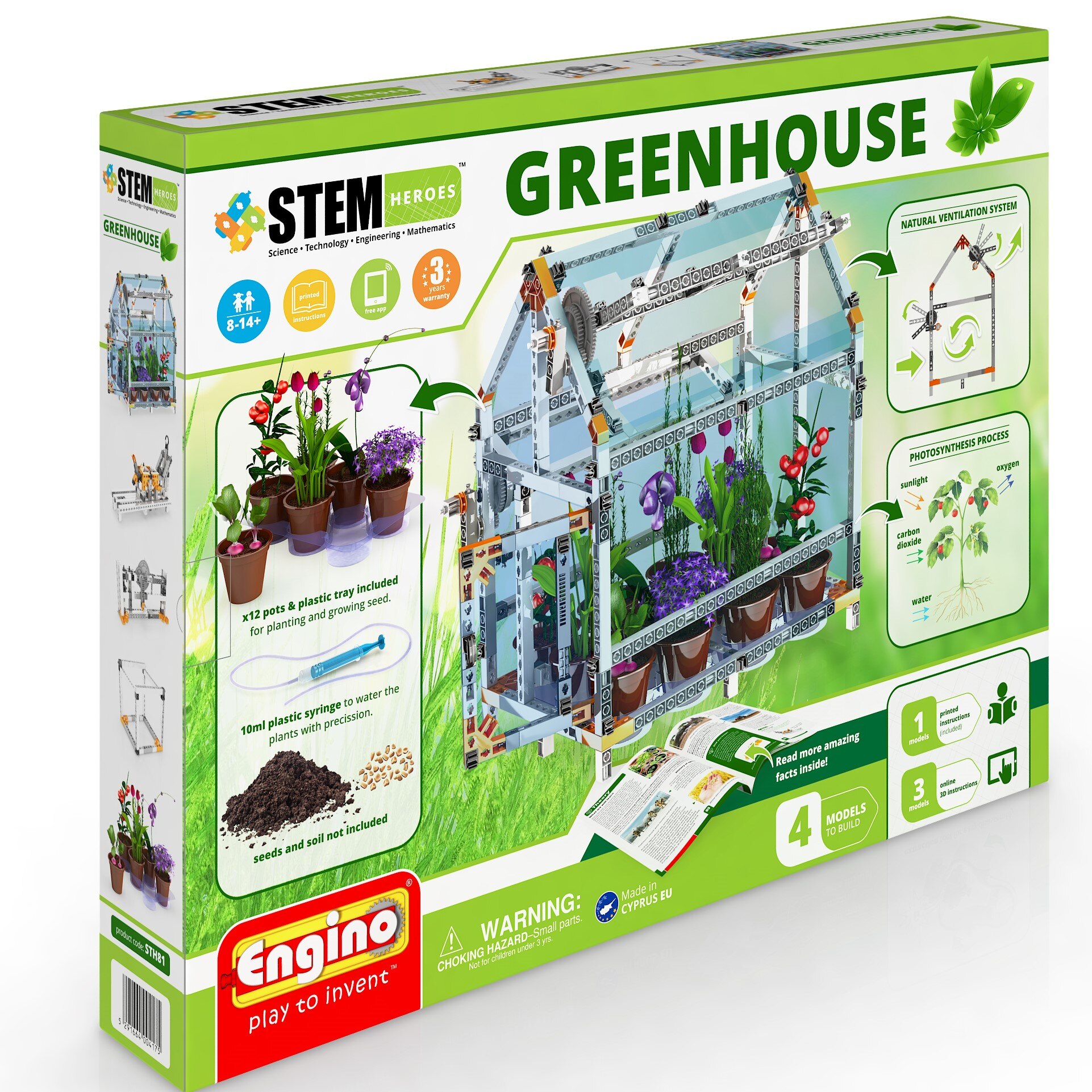 Joc de constructie creativ Engino, Eroii STEM Sera