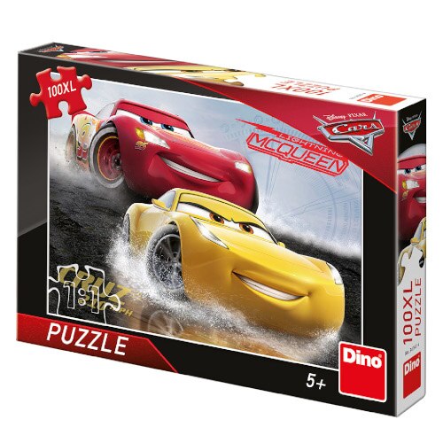 Puzzle Dino Toys Cars Aquaplaning 100 Piese