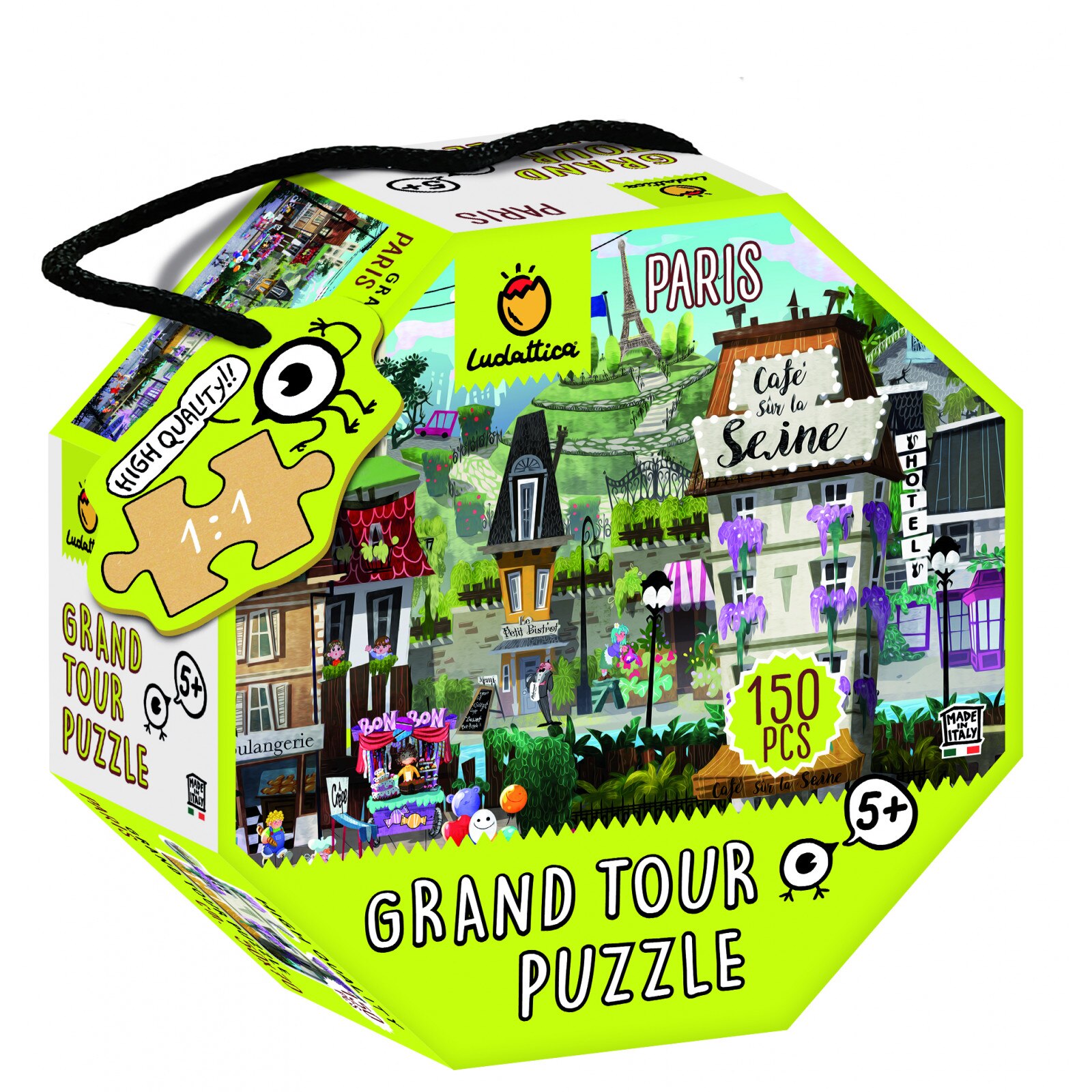 Puzzle Ocolul Pamantului - Paris +5 Ani, 150 piese