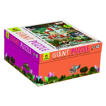 Puzzle Gigant - Castelul Magic +3 Ani, 48 piese Puzzle Gigant - Castelul Magic +3 Ani, 48 piese