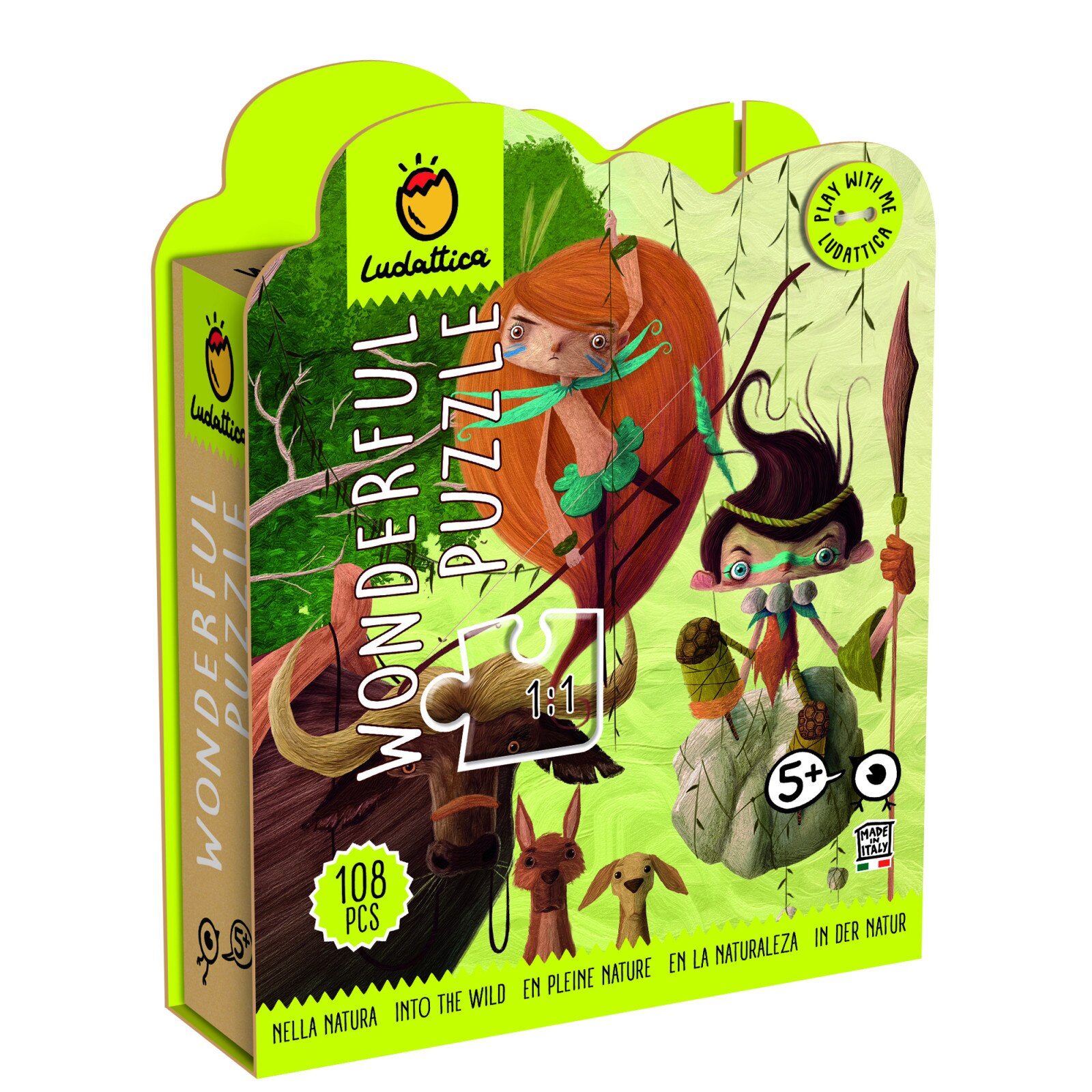 Puzzle Lumea Povestilor - In Salbaticie +5 Ani, 108 piese