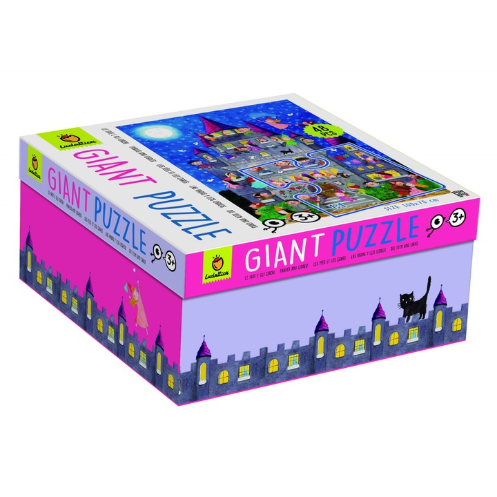 Пъзел Lisciani Ludatica Giant Феи и чудовища, 48 части