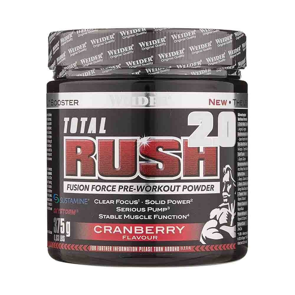 Pudra energizanta, Total Rush 2.0, Weider, Aroma Orange, 375g