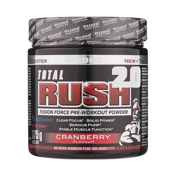 Pudra energizanta, Total Rush 2.0, Weider, Aroma Orange, 375g Pudra energizanta, Total Rush 2.0, Weider, Aroma Orange, 375g