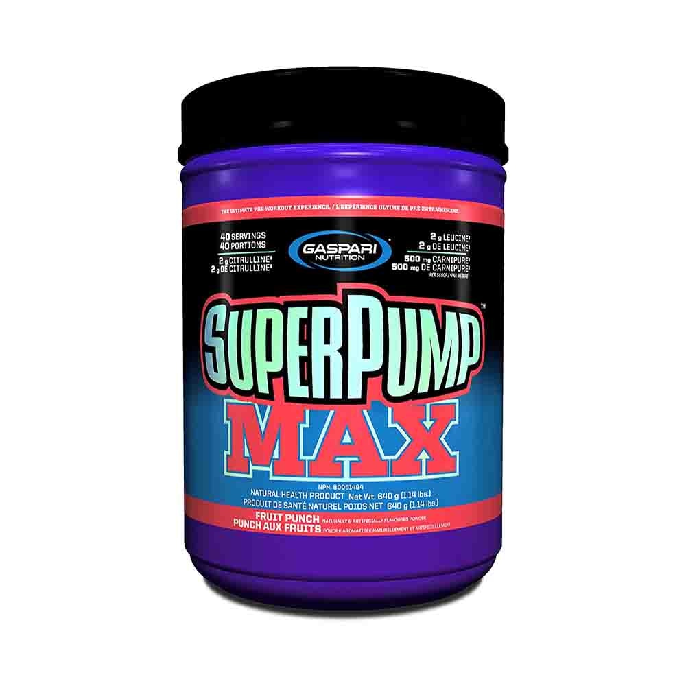 Pudra energizanta, SuperPump MAX, Gaspari Nutrition, Aroma Fruit Punch, 640g