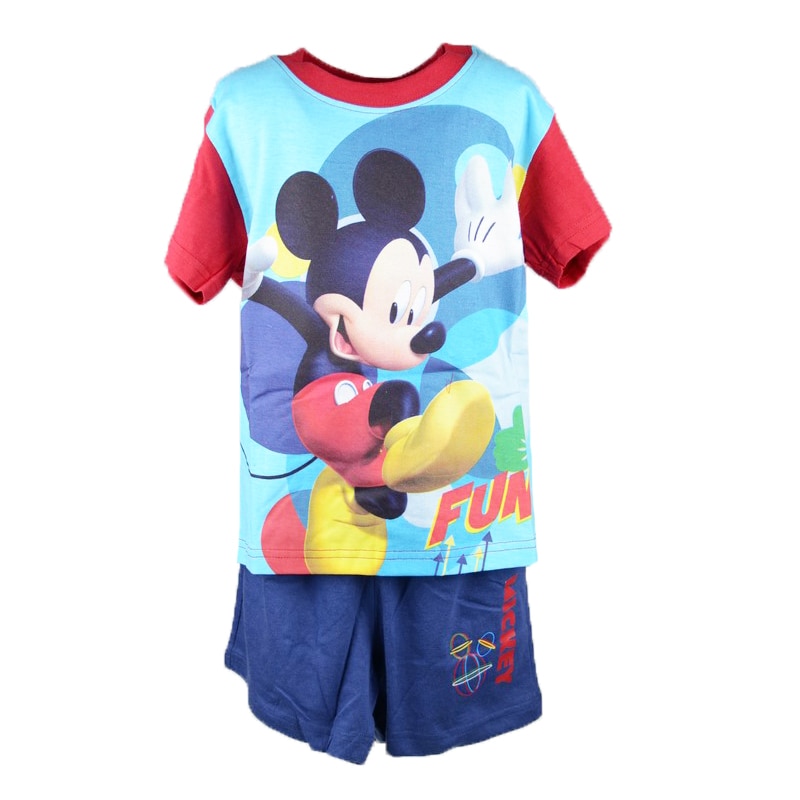 Compleu 2 piese pentru baieti Setino Mickey Mouse 831-165, Multicolor
