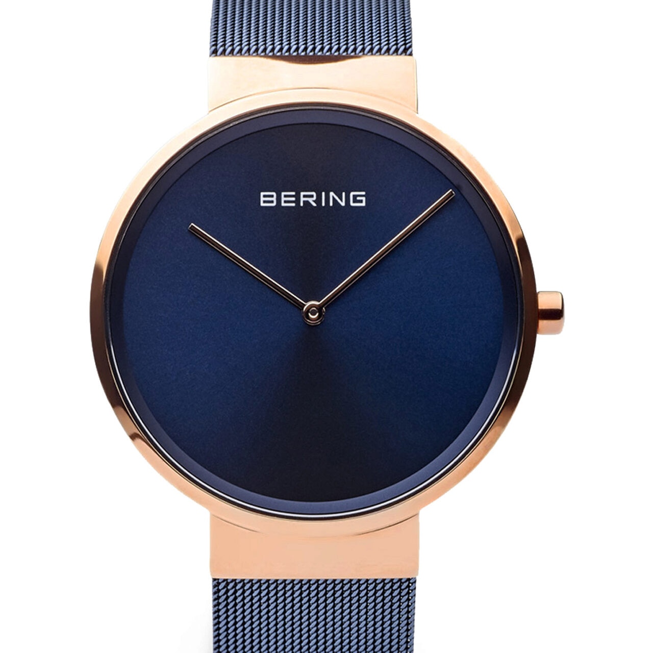 Ceas de dama Bering 14539-367, Quartz, 39mm, 5ATM, Auriu