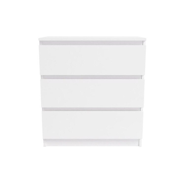 Comoda Pari 3 , Alb mat