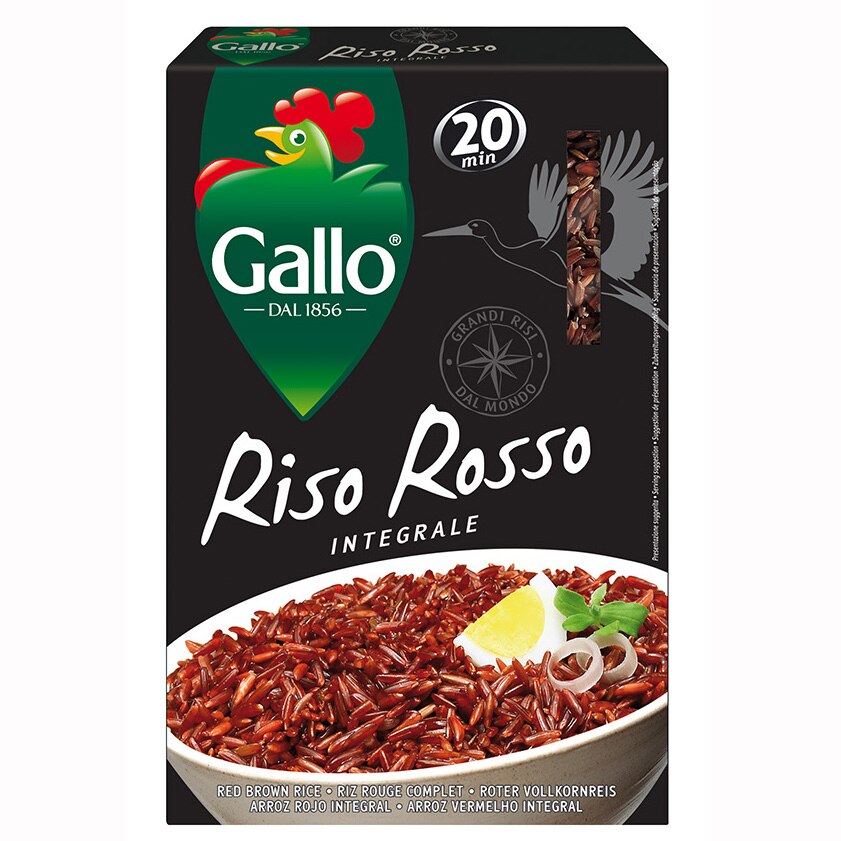 Orez rosu Riso Gallo, 500g