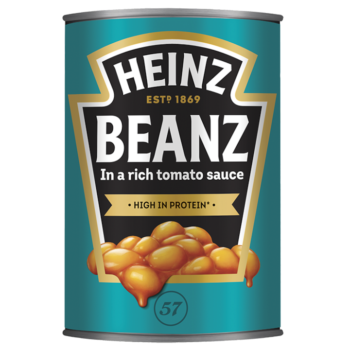Fasole in sos tomat Heinz, 415g