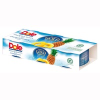 Felii de ananas in suc tropical gold 3x227g Dole, 681g