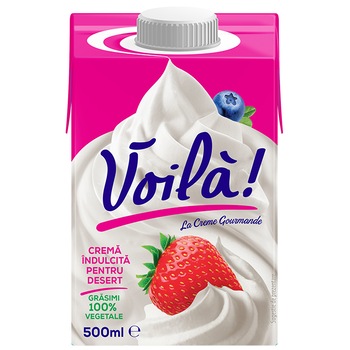 Crema desert Voila, 500ml Crema desert Voila, 500ml