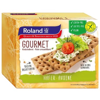 Paine crocanta gourmet ovaz fara gluten Roland, 230g Paine crocanta gourmet ovaz fara gluten Roland, 230g