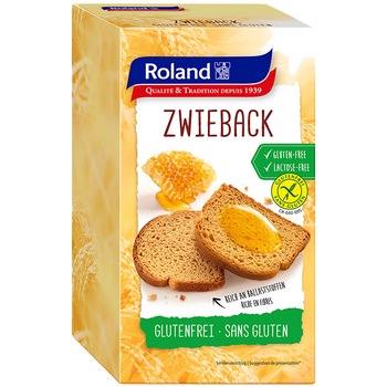 Paine feliata si prajita fara gluten Roland, 185g Paine feliata si prajita fara gluten Roland, 185g