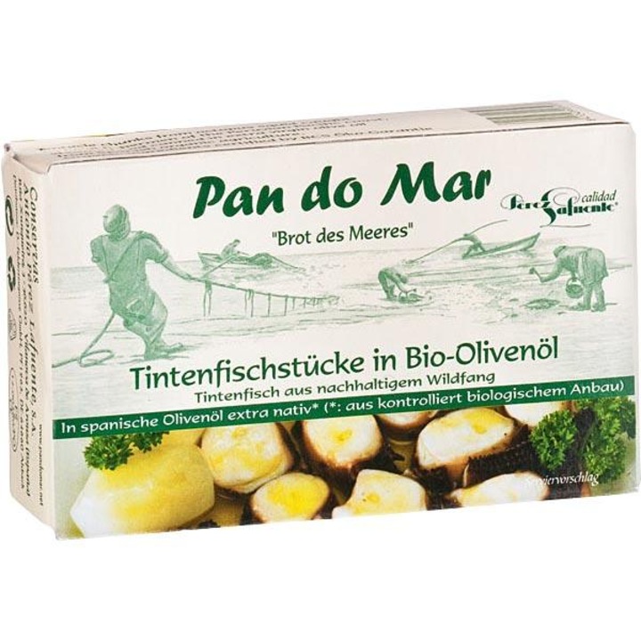 Tentacule de calmar in ulei eco de masline 120 g - Pan Do Mar