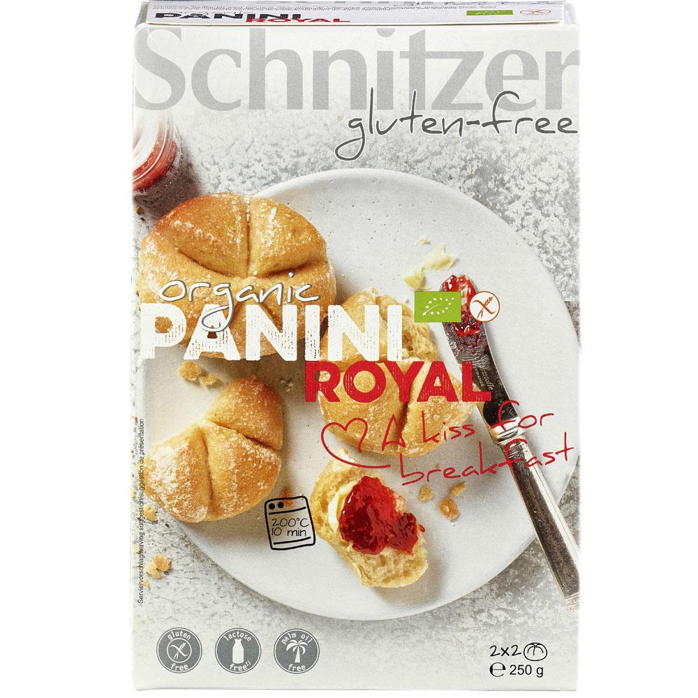 Mini-chifle “Panini royal” fara gluten ECO 250 g (2 x 2 bucati) - Schnitzer