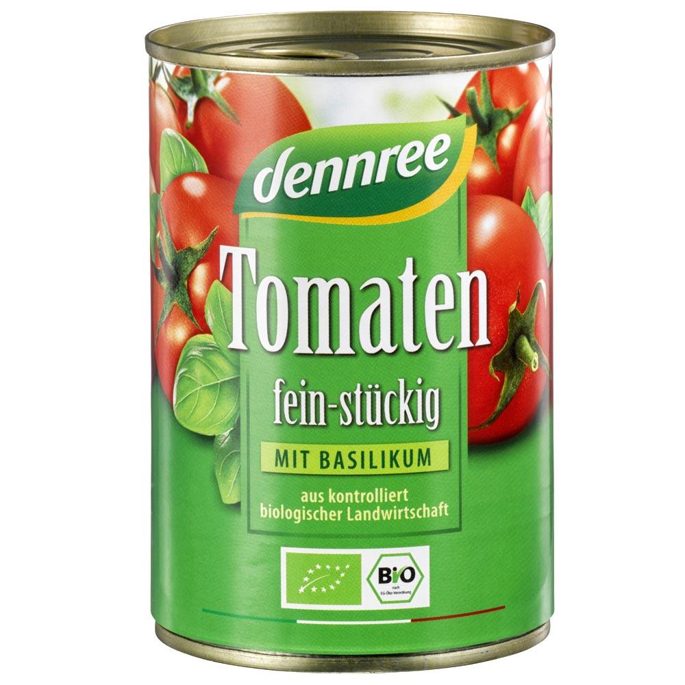 Rosii taiate cu busuioc ECO 400 g - Dennree