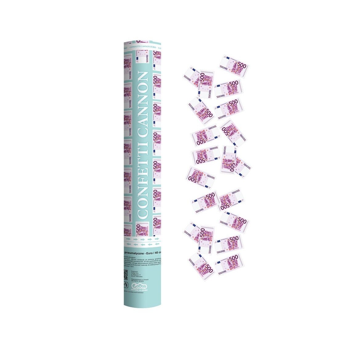 Tun confetti euro, Tomvalk, 40 cm