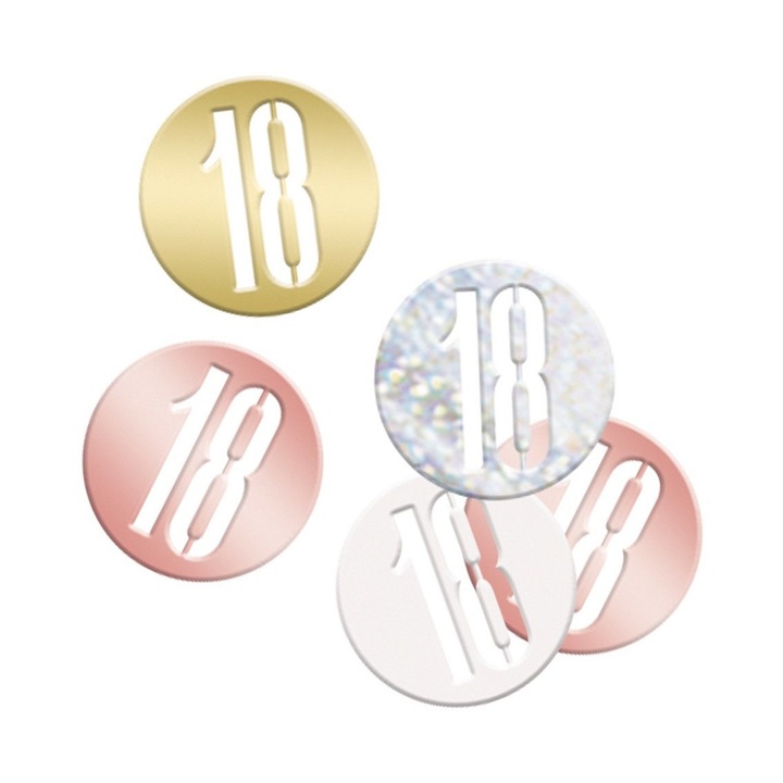 Confetti 18, rosegold mix, Tomvalk, 141 g