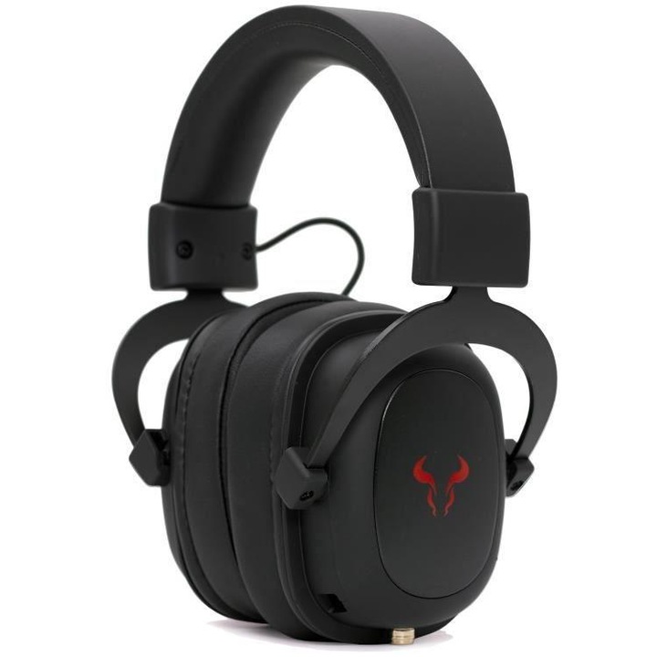 Casca call center cu microfon, functie anulare zgomot, USB, audio HD, cu control volum, buton mute si buton apelare, pentru computer, neagra