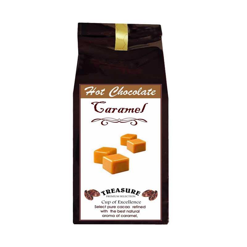 Ciocolata calda cu aroma de Caramel,200 g ,Treasure