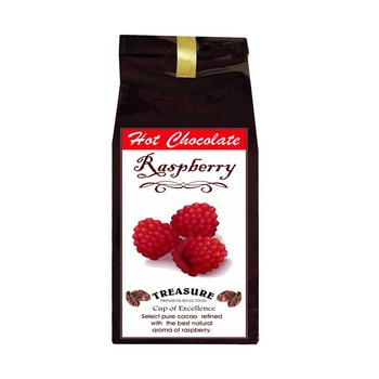 Ciocolata calda cu aroma de Zmeura ,100 g ,Treasure Ciocolata calda cu aroma de Zmeura ,100 g ,Treasure