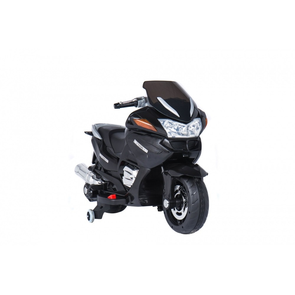 Motocicleta electrica cu scaun de piele si roti EVA Nichiduta Speed Black