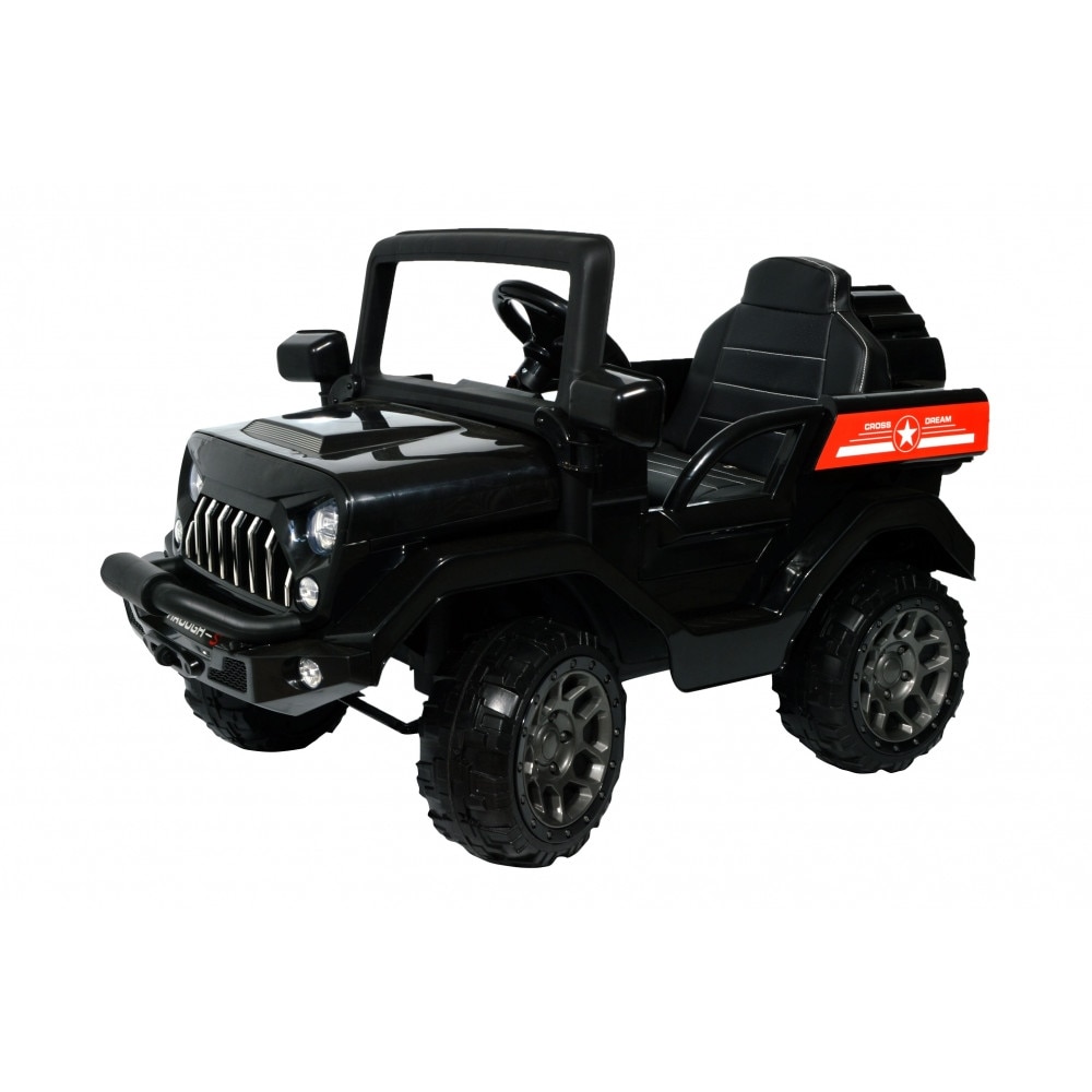 Masinuta electrica de teren cu suspensii Megalodone Black