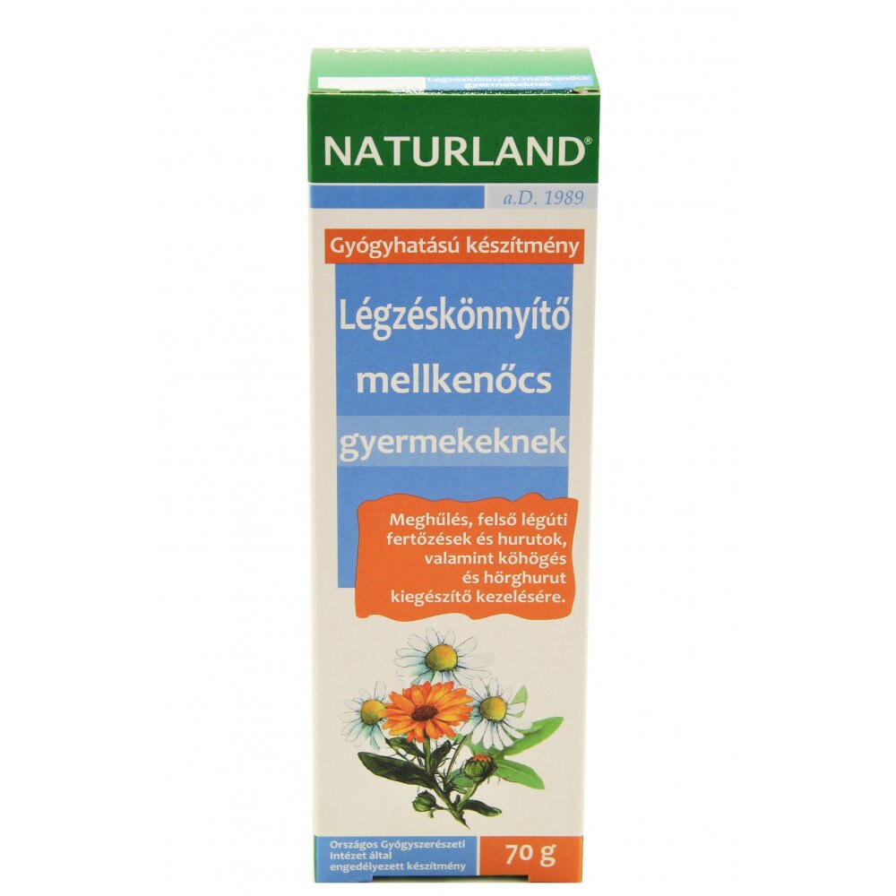 Crema respiratorie care ajuta la respiratie pentru copii 70 gr Naturland