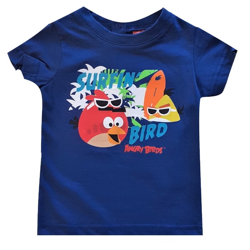 jam Fraud language Tricou bebe Angry Birds, 6 luni/67 cm, albastru - eMAG.ro