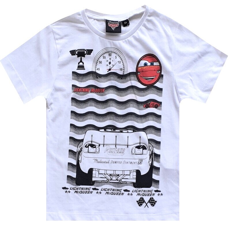 Tricou Disney Cars, Alb